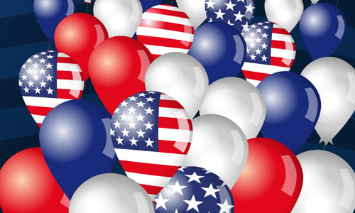 American flag balloons to represent Notes from the Investment Floor Inflation is a political problem