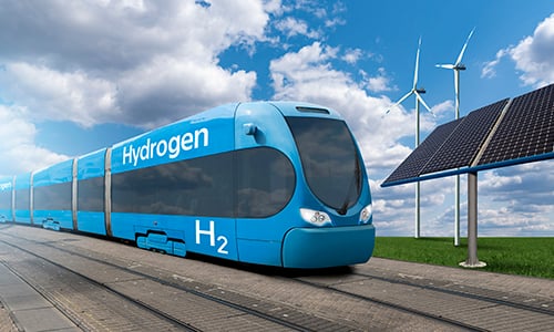 Modern Hydrogen H2 train