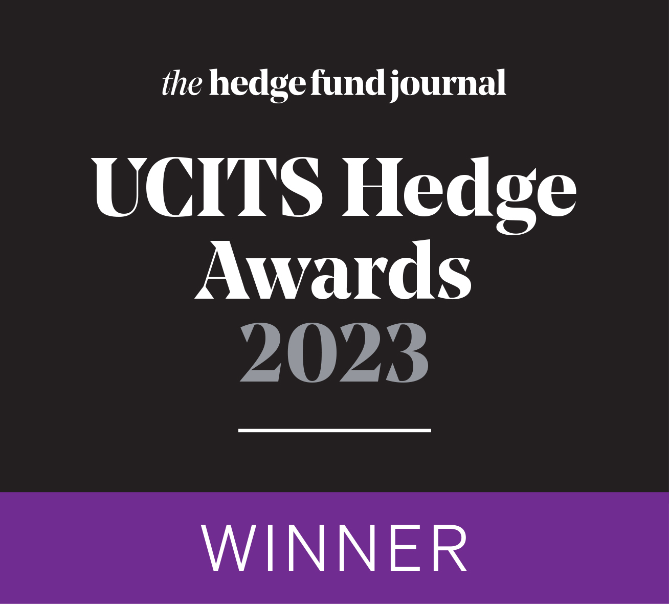 The Hedge Fund Journal - UCITS Hedge Awards 2023 Winner